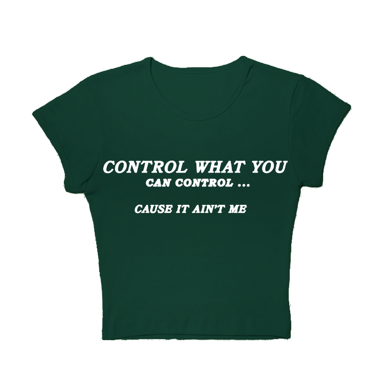 Cuz It Aint Me Baby Tee (Green)