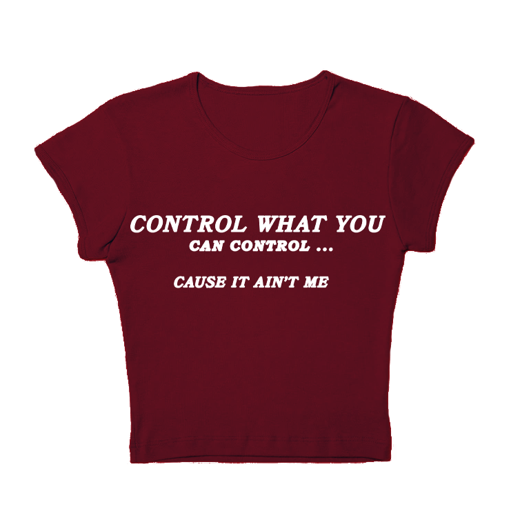 Cuz It Aint Me Baby Tee (Red)